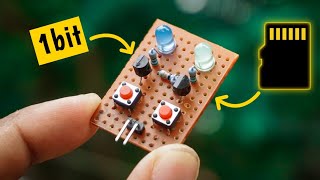 I made a 1bit memory circuit with transistors [upl. by Shelman309]