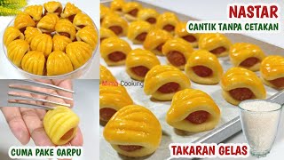 TANPA MIXER TANPA CETAKAN BISA BIKIN NASTAR YANG CANTIK  NASTAR KERANG  KUE KERING LEBARAN 2023 [upl. by Thirzia171]