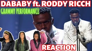 DABABY ft RODDY RICCH ‘Rockstar’ Grammy Performance  UK REACTION 👏🏾👏🏾🇬🇧 🔥 [upl. by Kannan]