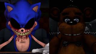 SFMFNAFSonicEXE KSI Thick of It Face time but its Freddy Fazbear and 2011X [upl. by Alimrahs]