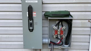 Part 3 of 3 Converting to Underground Electric Connecting live to house via underground power [upl. by Guendolen]