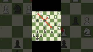 Typical Pattern With the Knight on f4 and Queen Combination chessgame tricks viralvideo [upl. by Larrej631]