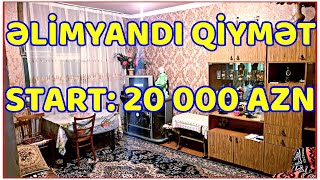 ƏLİMYANDİ QİYMET  CEMİ 20 000 AZN  2 Otaqli Heyet Evi Satisda [upl. by God]