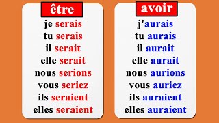 être et avoir au conditionnel présent [upl. by Zebedee]