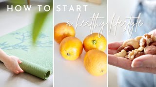 How to START a Healthy Lifestyle  7 pillars of good health [upl. by Anerys]