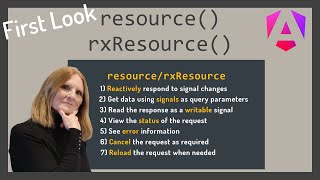 First Look at Angulars new resource and rxResource [upl. by Norb]