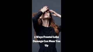 3 Ways the Frontal Lobe Damage Can Mess You Up shorts [upl. by Littlejohn]