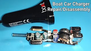 Boat Car Charger Repair  Car Charger Repair  Disassembly [upl. by Airdnazxela]