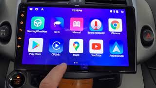 Car Android System Navigation In Toyota RAV4 [upl. by Tesler]