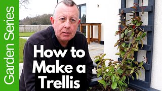 How to Make a Garden Trellis [upl. by Ainotna]