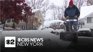 Digging out after first snow of the season in Orange County NY [upl. by Hennie]