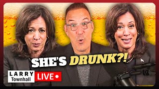 BREAKING Kamalas Drinking Problem EXPOSED Democrats Release INEBRIATED VIDEO  LARRY Live [upl. by Duwe]