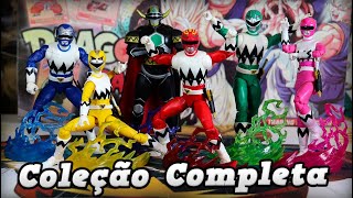 Coleção Completa Power Rangers Galáxia Perdida Lightning Collection [upl. by Kired]