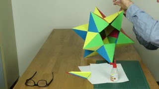 Paper Small Stellated Dodecahedron Tutorial [upl. by Yot]