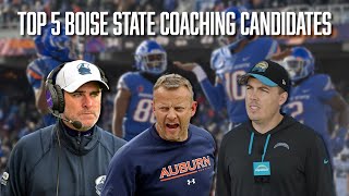 Top 5 Boise State Coaching Candidates  Bryan Harsin  Kellen Moore  Jeff Choate  Ryan Grubb [upl. by Eecram73]