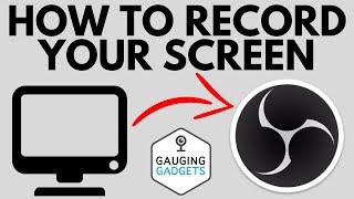 How To Record Your Computer Screen With OBS  Quick Tutorial [upl. by Naasah]