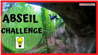 HOW TO ABSEIL  ABSEILEN ABENTEUER  SWISSPOWERJET [upl. by Vincents]