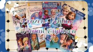 Frozen Friday 18 Books Factivity Collection Official Magazine Frozen Fever Books and More [upl. by Teufert]