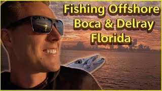 Saltwater Fishing Offshore out of Boca Inlet [upl. by Doelling]