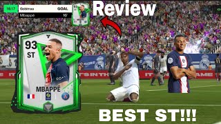 OMG 93 Kylian Mbappe Ea Sports FC Mobile 24 Review and Gameplay  Mbappe 93 Sc Mobile Review [upl. by Lathrop534]