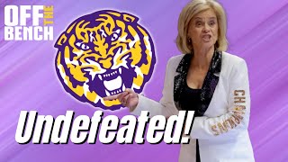 EXCLUSIVE LSU Womens Basketball Coach Kim Mulkey Talks Impressive Start [upl. by Aniraad]