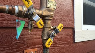 How To Quick Drain Your Sprinkler System [upl. by Xantha]