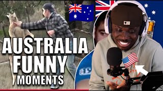 🤣😂REACTING TO AUSTRALIAN FUNNY MOMENTS🤣😂 AUSTRALIA CRAZINESS IS NOT FAR OFF FROM AMERICAS🤣🤣 [upl. by Eninnaj755]