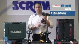 Screwfix Buyer Video Bosch GSB 182LI LBoxx 18V 30Ah Liion Cordless Combi Drill [upl. by Hanselka]