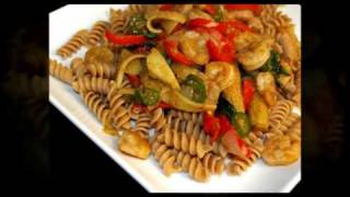 Asian Fusion Green Curry Shrimp over Wheat Rotini [upl. by Tteirrah]