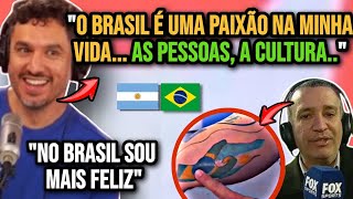 OS JORNALISTAS ESPORTIVOS DA ARGENTINA QUE SÃO APAIXONADOS PELO BRASIL [upl. by Gabe]