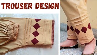 Very Latest and Stylish Trouser Design  Easy Cutting and Stitching  Summer Trouser Design [upl. by Burta]