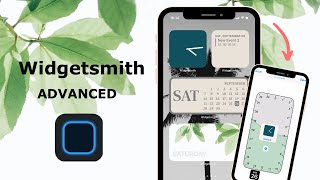 How to Use Widgetsmith  Advanced Features  Timed Widgets Reminders  Add Calendar Events [upl. by Alleon]