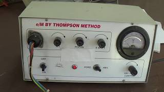 em ratio of electron Thomson Method Apparatus Setup Details  apniPhysics [upl. by Norak455]