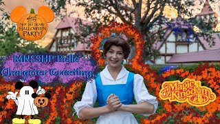 MNSSHP Belle from Beauty amp the Beast by her Cottage Meet amp Greet in Magic Kingdom VR180 3D 8K [upl. by Larina]