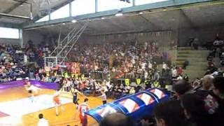 Delije Krusevac Na KK Mega Vizura  KK Crvena Zvezda 8376 1442013 [upl. by Neram]