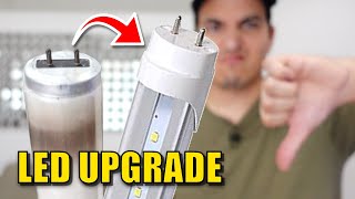 How to Convert Fluorescent Lights to LED [upl. by Dnomzed740]