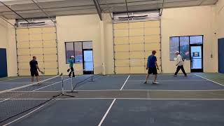 Newberg Indoor Pickleball3 BrainJoellen RussMicheal [upl. by Hesoj879]