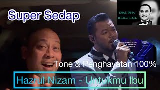 Hazrul Nizam  Untukmu Ibu  GV9 Minggu 2  CIKGU ENAZ IRMA REACTION [upl. by Sauers]