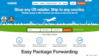 Viabox review  Forever Free US address  How Viabox works [upl. by Quartet]