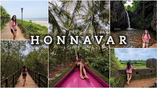 Day Trip to Honnavar  Must Visit Places  Backwaters Beaches Waterfall Mangrove forest Temples [upl. by Ailerua224]