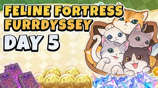 Feline Fortress Furrdyssey Day 5  Fantastic Feline Forbidding Fortress  Genshin Impact Event [upl. by Enived]