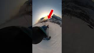 This Skier Captured A Scary Moment On Camera shorts annevmoen [upl. by Noyrb854]