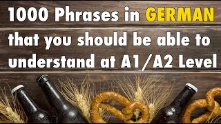 1000 German Phrases for Beginner A1  A2  with English Translation [upl. by Harret747]