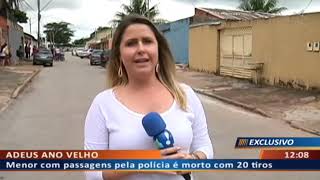 DF ALERTA  Menor com passagens pela polícia é morto com 20 tiros [upl. by Studner714]