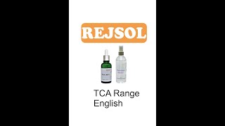 REJSOL TCA Peel Range ENGLISH Chemical Peeling with TCA  Cross Treatment [upl. by Kathlene103]