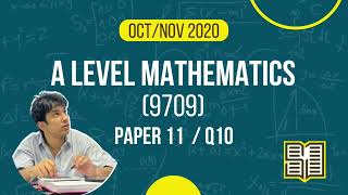 As Level Math OctNov97092020 P11  Q10Solved past papers [upl. by Nosemyaj1]