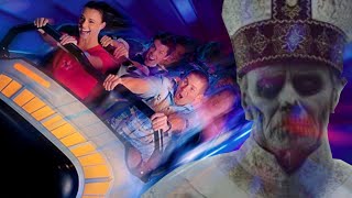 Is Space Mountain Haunted Ghosts at Disneyland [upl. by Atsirak]