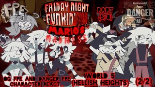 Danger FPE and FPE React Fnf Mario Madness V2  22  58  Hellish Heights  GN Edition [upl. by Welcome]