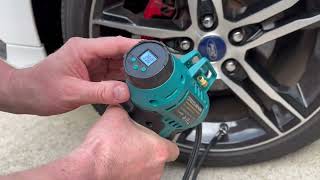 Review of Cordless Tire Inflator for Makita 18V Battery founditonamazon fixitnow makita [upl. by Tremml]