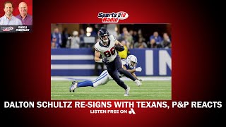 Payne amp Pendergast react to Texans resigning TE Dalton Schultz [upl. by Nudd]